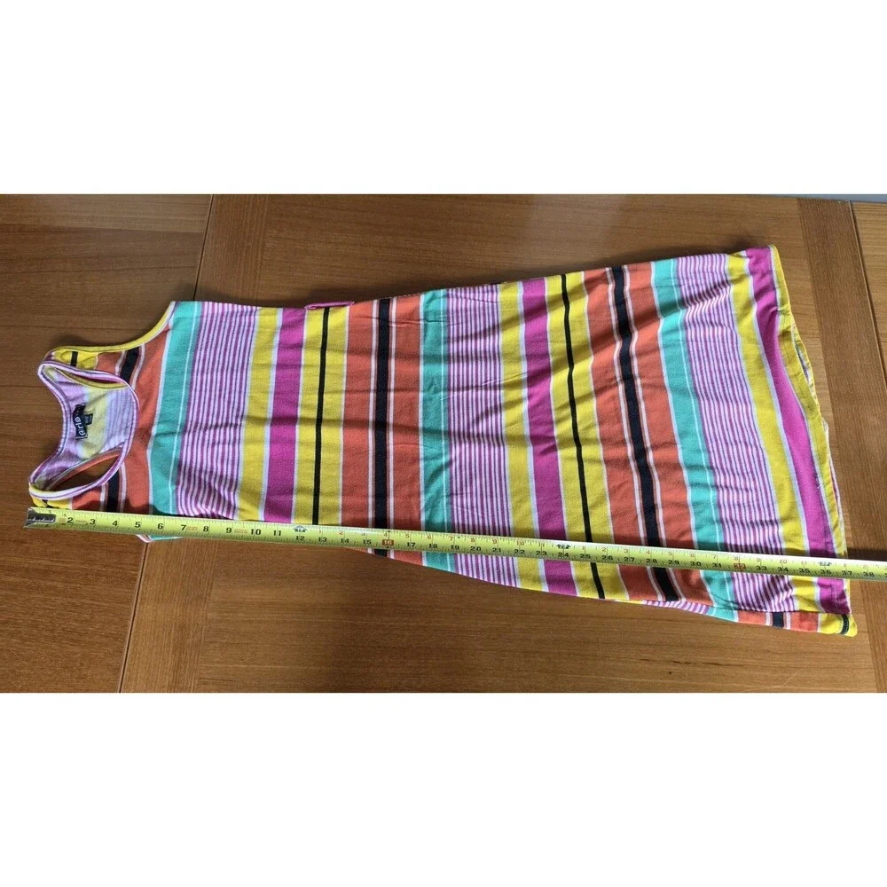 Girl's Striped Summer Dress Size 10/12 READ Description